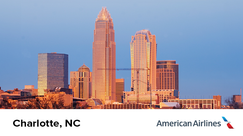 MRA destination - Charlotte, NC, Daily non-stop flights