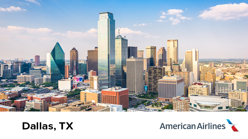 MRA destination - Dallas, TX, Daily non-stop flights